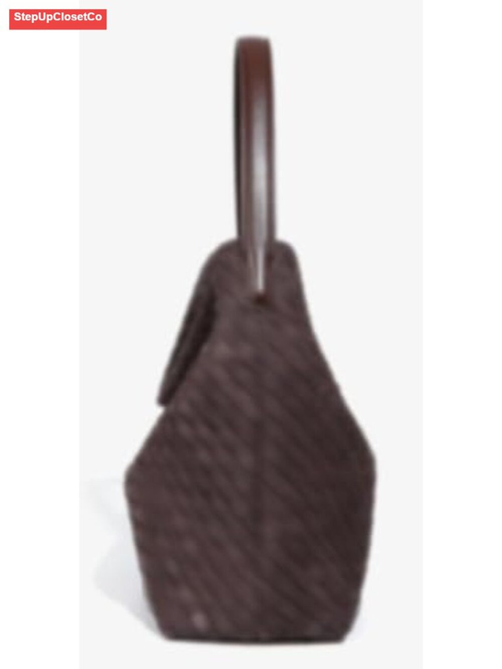 Slouchy Suede Woven Hobo Bag Women Crossbody Crescent Shoulder Satchel Tote - Picture 4 of 6